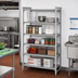 Thumbnail image #3 for Cambro Camshelving Premium 5-Shelf Solid Stationary Starter Unit, 24 x 36 x 84 Inches, Speckled Gray