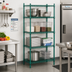 Thumbnail image #2 for Advance Tabco Special Value Series 4-Shelf Stationary Wire Shelving Unit, 54 x 18 x 74 Inches, Green Epoxy
