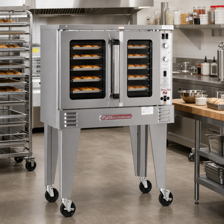 Product image #2 for Southbend Platinum Single Deck Bakery Depth Electric Convection Oven, 7.5 kW, Ventless