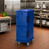Thumbnail image #3 for Cambro Ultra Camcart UPC800 Front-Loading Insulated Food Pan Cart, 60 Qt., Navy Blue