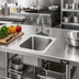Thumbnail image #2 for Vollrath 1-Compartment Weld-In / Undermount Stainless Steel Sink, 14 x 9 x 9-3/4 Inch Bowl