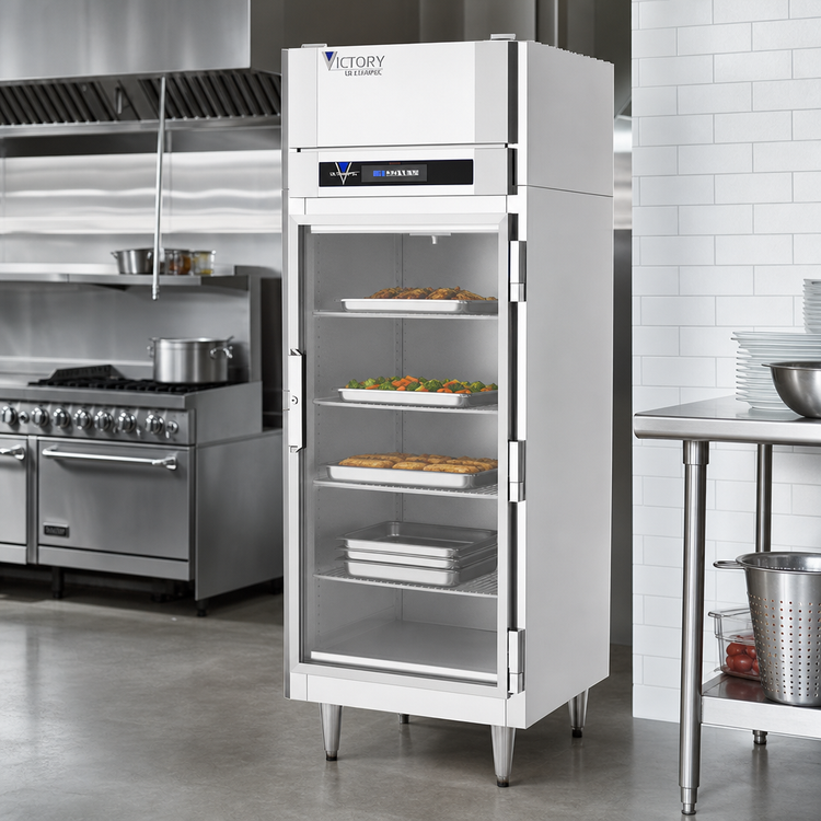 Product image #2 for UltraSpec HSA-1D-1-HG One-Section Half Glass Door Reach-in Heated Cabinet