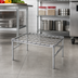 Thumbnail image #2 for Metro Super Erecta Chrome Dunnage Rack with Lift-Off Mat, 24 x 18 Inches, 1600 lb. Capacity