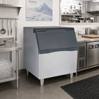 Thumbnail image #2 for Scotsman B948S Top-Hinged Front-Opening Ice Storage Bin for Top-Mounted Ice Makers, 893 lb Capacity, Stainless Steel, 48 Inch Wide
