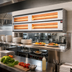Thumbnail image #2 for Hatco Glo-Ray Max Watt Lighted Dual Infrared Strip Heater, 24 Inch Wide, Aluminum, 3-Inch Spacer