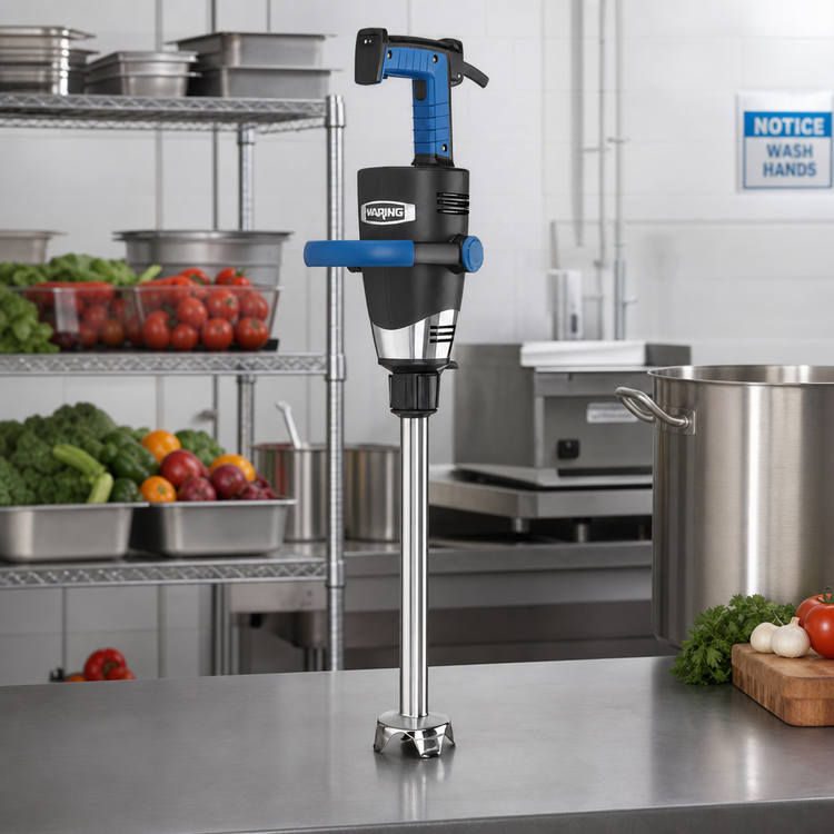 Product image #2 for Waring Big Stix EvolutionX Heavy-Duty 16-Inch Variable-Speed Immersion Blender, 100-Quart Capacity