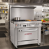 Thumbnail image #2 for Southbend Ultimate 36-Inch Gas Restaurant Range with 2 Non-Clog Burners, 24-Inch Griddle, and Convection Oven