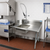 Thumbnail image #2 for 36-Inch Straight Soiled Dish Table with Right-to-Left Pre-Rinse Sink and Faucet