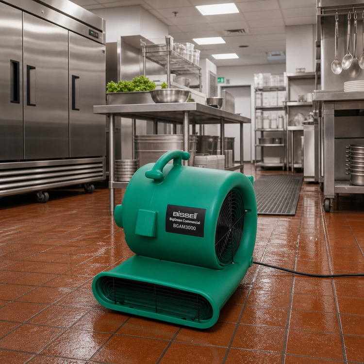 Product image #2 for Bissell BigGreen Commercial BGAM3000 3-Speed Stackable Air Mover / Floor Dryer