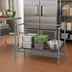 Thumbnail image #2 for Quantum Modular Wire Dunnage Rack, 30 x 18 x 34 Inches, Gray Epoxy Antimicrobial Finish