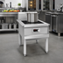 Thumbnail image #2 for Eurodib USA Single-Burner Stock Pot Commercial Induction Cooktop with Legs, 5000W, 240V