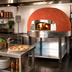 Thumbnail image #2 for Morello Forni FW150-CB Wood-Fired Round Indoor Pizza Oven with 59-Inch Cooking Diameter