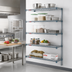 Thumbnail image #2 for Eagle Group Valu-Gard 5-Tier Add-On Wire Shelving Unit, 36 x 21 x 74 Inches