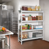 Thumbnail image #2 for Fermostock 4-Tier Corner Expansion Polymer Shelving Unit, 52