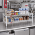 Thumbnail image #2 for Eagle Group QuadTruss Front Case Merchandise Wire Shelving Unit, 2-Tier, 30 x 14 x 14 Inches, White Epoxy