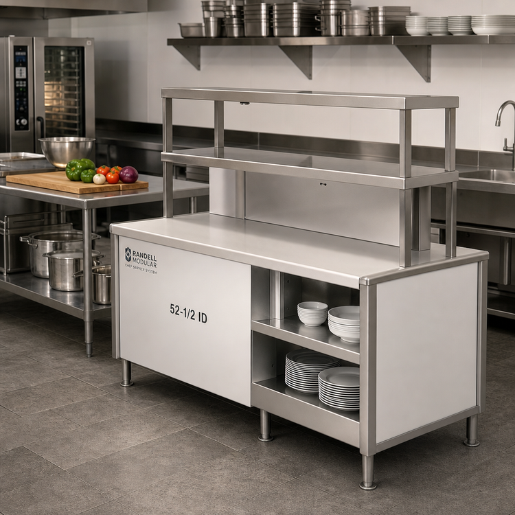 Product image #2 for Randell Modular Chef Service Counter Right Section, 52-1/2 Inch, No Breaker Panel