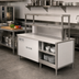 Thumbnail image #2 for Randell Modular Chef Service Counter Right Section, 52-1/2 Inch, No Breaker Panel