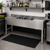 Thumbnail image #2 for Sapphire 3-Compartment Underbar Bar Sink with Dual 13-Inch Drainboards, 60-Inch Wide