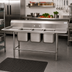 Thumbnail image #2 for Advance Tabco Regaline Floor Model 3-Compartment Sink with Left and Right-Hand Drainboards, 20 x 20-Inch Compartments, 14-Gauge 304 Stainless Steel
