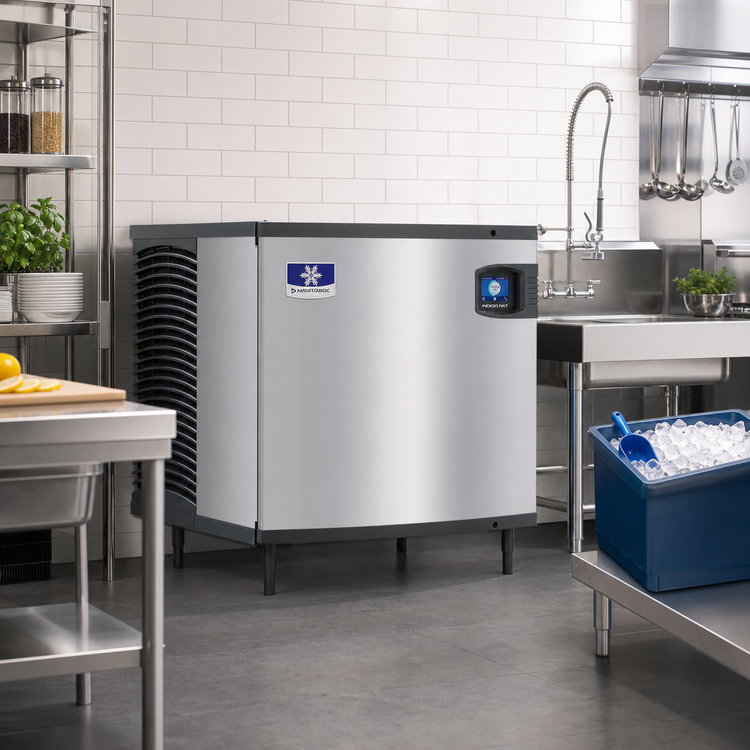 Product image #2 for Manitowoc Indigo NXT Half-Dice Cube Ice Maker, Water-Cooled, Self-Contained, 490 lb/Day