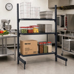 Thumbnail image #2 for Metro SmartLever SM762136-KIT Cantilevered Steel Starter Shelving Kit, 40-1/4"W x 25-1/2"D x 76-3/8"H, for 36"W x 21"D Shelves