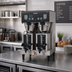 Thumbnail image #2 for BUNN BrewWISE Dual GPR DBC Satellite Coffee Brewer with 2 GPR Servers