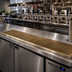 Thumbnail image #2 for Micro Matic Stainless Steel Surface Mount Drip Tray Trough with Perforated PVD Brass Screen, 51 Inch x 8 Inch