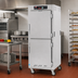 Thumbnail image #2 for Metro C5 8 Series Full Height Mobile Controlled Temperature Heated Holding Cabinet with Solid Dutch Doors