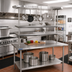 Thumbnail image #2 for Advance Tabco 72-Inch Table-Mounted Circular Stainless Steel Pot Rack with 18 Plated Hooks and Utensil Rack
