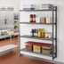 Thumbnail image #2 for Cambro Camshelving Basics Plus 4-Shelf Stationary Add-On Unit, 21 x 60 x 84 Inches, Brushed Graphite