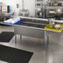 Thumbnail image #3 for KoolMore 102-Inch Three-Compartment Commercial Sink with Dual Drainboards and Backsplash