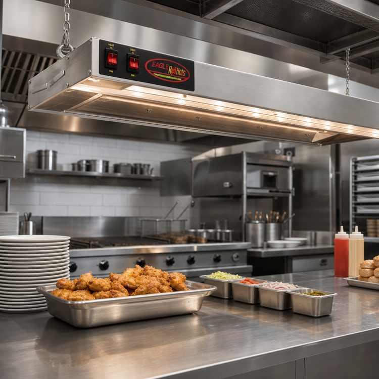 Product image #2 for Eagle RedHots 60-Inch Single Strip Heat Lamp with Lights, 208V, 1350W