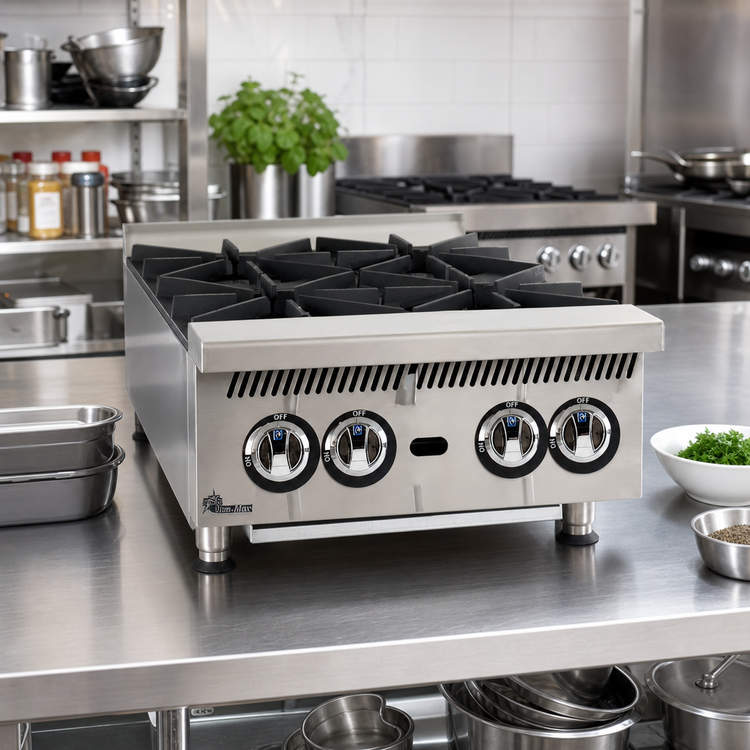 Product image #2 for Ultra-Max 24-Inch 4-Burner Countertop Gas Hot Plate