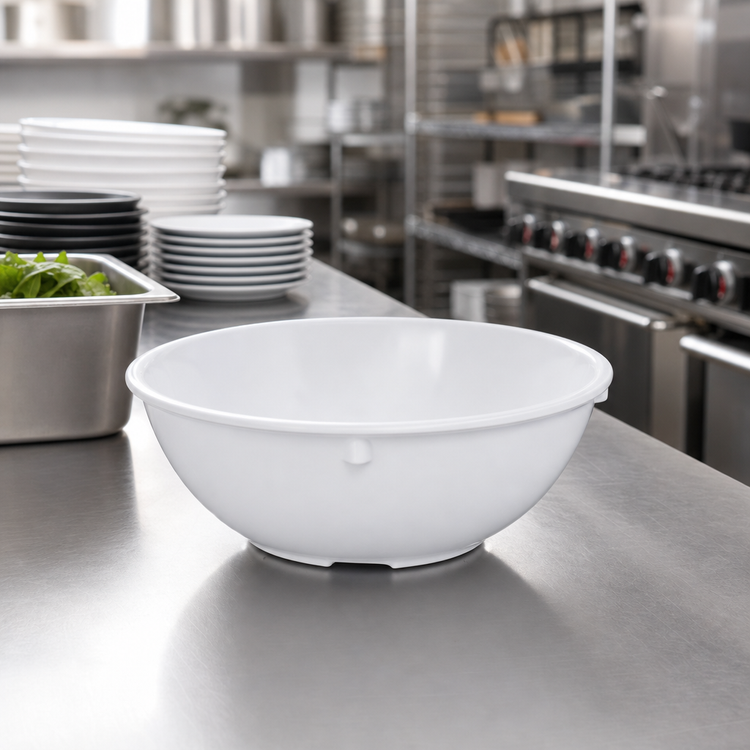 Product image #3 for Dallas Ware 14 oz. White Melamine Nappie Bowl
