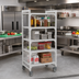 Thumbnail image #3 for Camshelving Premium 4-Tier Vented High-Density Mobile Starter Unit, 21 x 42 x 67-1/4 Inches, Speckled Gray