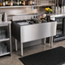 Thumbnail image #2 for Glastender CHOICE 48-Inch Underbar Combo Ice Bin/Cocktail Unit with Bottle Well Storage and 10-Circuit Cold Plate