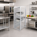 Thumbnail image #2 for Aluminum End-Load Reach-In Bun Pan / Steam Table Pan Rack, 10-Pan Capacity