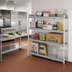 Thumbnail image #2 for Fermostock 4-Tier Corner Expansion Polymer Shelving Unit, 59