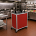 Thumbnail image #2 for Atlas Metal MEPD2H-12 Heated Mobile Double Plate Dispenser, Enclosed, 12