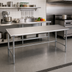 Thumbnail image #2 for Spec-Master Stainless Steel Commercial Work Table, 120 x 30 Inches, 14 Gauge Top