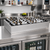Thumbnail image #2 for Glastender Back Bar Ice Display Unit for Bottled Beverages, 42 Inch x 12 Inch, Stainless Steel
