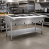 Thumbnail image #2 for Eagle Group 63-1/2-Inch Electric Hot Food Table with 4 Dry Wells, Open Base, 120V