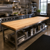 Thumbnail image #2 for Boos Block Northern Hard Rock Maple Blended Edge Grain Kitchen Countertop, 108 x 32 x 1-1/2 Inch, Varnique Finish