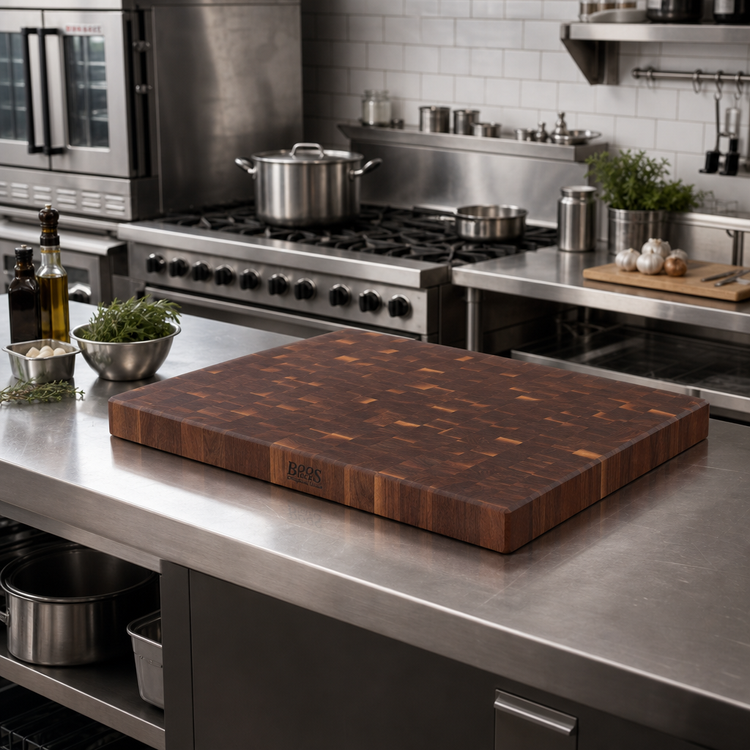 Product image #2 for Boos Block American Black Walnut End Grain Island Countertop, 48 x 32 x 3-Inch Thick