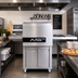 Thumbnail image #2 for Moretti Forni T64E1SC Electric Ventless Conveyor Pizza Oven with Closed Stand, Single Deck, 16-Inch Belt