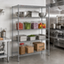 Thumbnail image #2 for Eagle Add-A-Shelf 4-Tier Chrome Wire Shelving Starter Unit, 48 Inch W x 18 Inch D x 63 Inch H