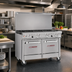 Thumbnail image #2 for Southbend Ultimate 48-Inch Commercial Gas Restaurant Range with 7 Open Burners, Standard Oven and Cabinet Base