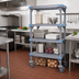 Thumbnail image #2 for Quantum Millenia Mobile Polymer Shelving Starter Unit with 5 Shelves, 30W x 21D x 62H, Gray