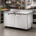 Thumbnail image #2 for True SPEC SERIES 60-Inch Two-Section Worktop Freezer with Solid Doors, -10°F, Rear-Mounted Self-Contained Refrigeration