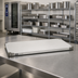 Thumbnail image #2 for Metro Super Erecta 60 in x 21 in Solid Stainless Steel Shelf, Autoclavable/Cart-Washable